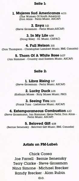 LP David Liebman: Jazz 2000