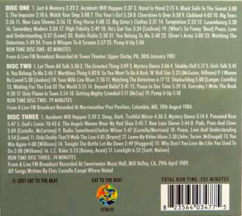 3CD Elvis Costello: Transmission Impossible Legendary Radio Broadcasts 