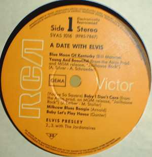 LP Elvis Presley: A Date With Elvis