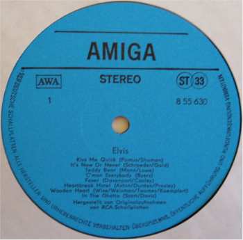 LP Elvis Presley: Elvis