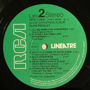 LP Elvis Presley: Elvis' Christmas Album