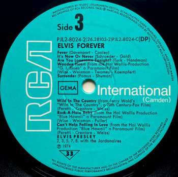 2LP Elvis Presley: Elvis Forever (32 Hits And The Story Of A King)