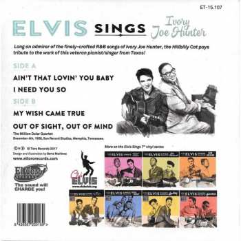 SP Elvis Presley: Elvis Sings Ivory Joe Hunter CLR