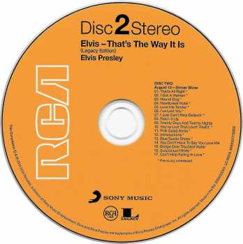 2CD Elvis Presley: That's The Way It Is DIGI