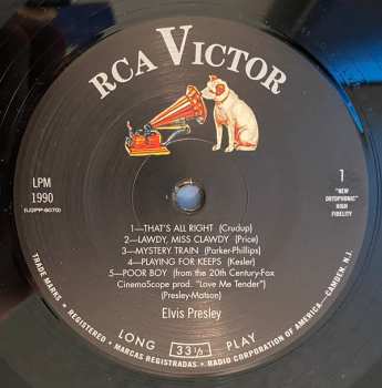 LP Elvis Presley: For LP Fans Only