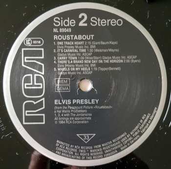 LP Elvis Presley: Roustabout