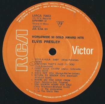 4LP/Box Set Elvis Presley: Worldwide 50 Gold Award Hits