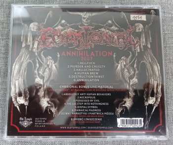 CD Embrional: Annihilation 2007 + Live