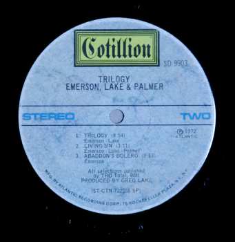 LP Emerson, Lake & Palmer: Trilogy