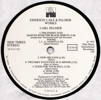 2LP Emerson, Lake & Palmer: Works (Volume 1)