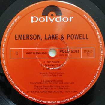 LP Emerson, Lake & Powell: Emerson Lake & Powell