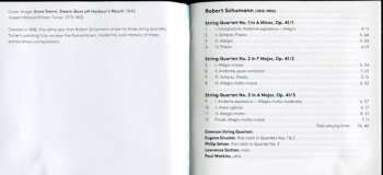 CD Robert Schumann: String Quartets DIGI