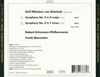 CD Robert-Schumann-Philharmonie: Symphonies 3 & 4