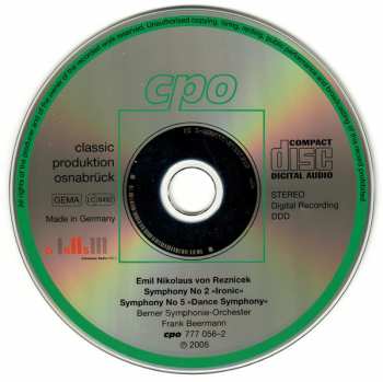CD Frank Beermann: Symphonies 2 & 5