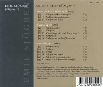 CD Emil Sjögren: Sonata no. 1 / Erotikon / Novelettes