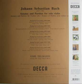 3LP/Box Set Johann Sebastian Bach: Three Sonatas And Three Partitas For Unaccompanied Violin