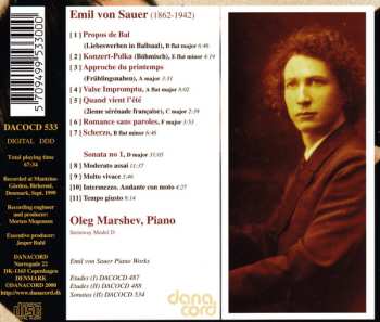 CD Oleg Marshev: Sonatas (I) & Propos de Bal 