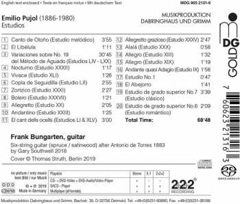 SACD Emilio Pujol: Estudios