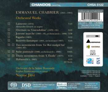 SACD L'Orchestre De La Suisse Romande: Neeme Jarvi conducts Chabrier