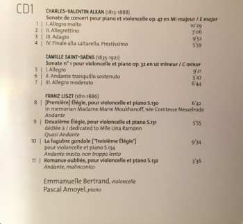 CD Emmanuelle Bertrand: Le Violoncelle Romantique