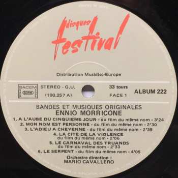2LP Ennio Morricone: Bandes Et Musiques Originales