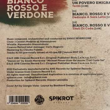 LP Ennio Morricone: Bianco Rosso E Verdone LTD | CLR