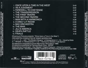 CD Ennio Morricone: Once Upon A Time In The West - The Original Soundtrack Recording