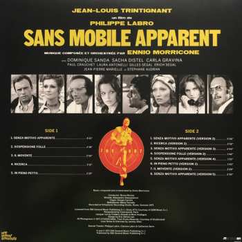 LP Ennio Morricone: Sans Mobile Apparent (Bande Originale du Film)