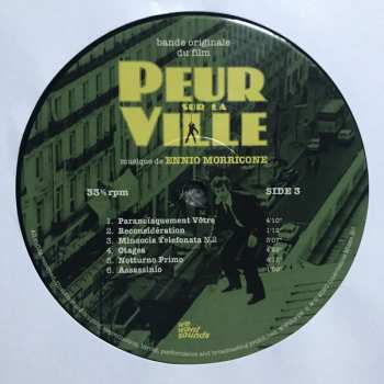 2LP Ennio Morricone: Peur Sur La Ville