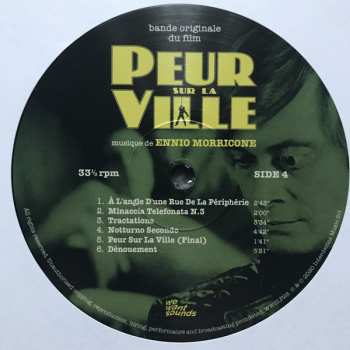 2LP Ennio Morricone: Peur Sur La Ville
