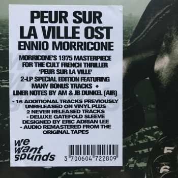 2LP Ennio Morricone: Peur Sur La Ville