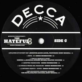 2LP Ennio Morricone: Quentin Tarantino's The H8ful Eight