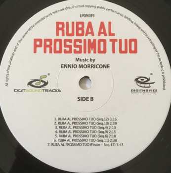 LP Ennio Morricone: Ruba Al Prossimo Tuo (Original Motion Picture Soundtrack)