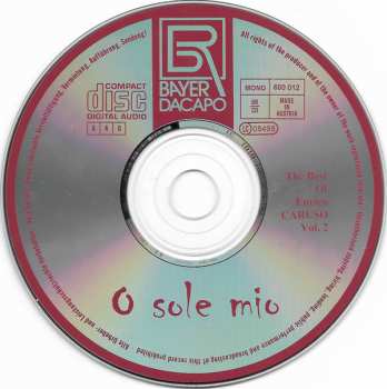 CD Enrico Caruso: O Sole Mio - The Best Of Enrico Caruso Vol. 2