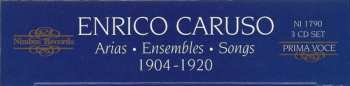 3CD Enrico Caruso: Prima Voce: Caruso - Arias, Ensembles, Songs 1904-1920