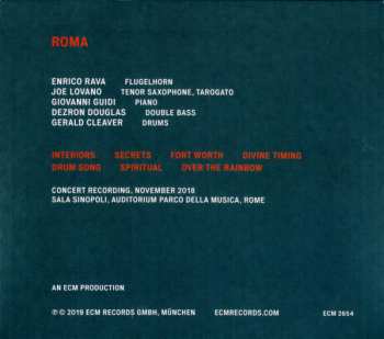 CD Joe Lovano: Roma