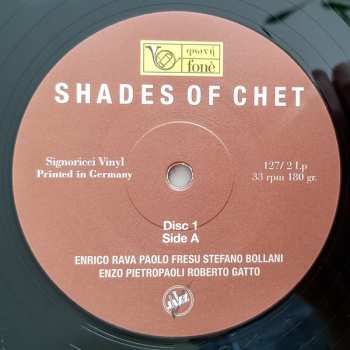 2LP Paolo Fresu: Shades Of Chet LTD