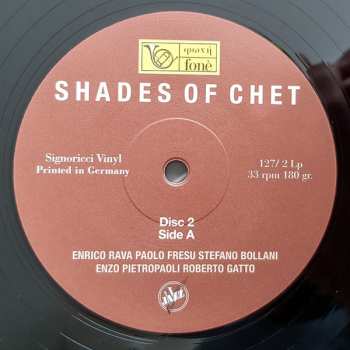 2LP Paolo Fresu: Shades Of Chet LTD