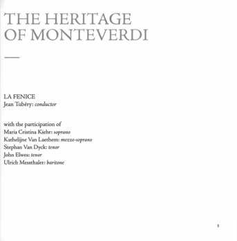 7CD/Box Set Ensemble La Fenice: The Heritage Of Monteverdi
