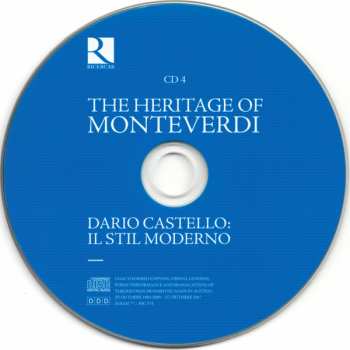 7CD/Box Set Ensemble La Fenice: The Heritage Of Monteverdi