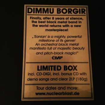 2LP/2CD/Box Set Dimmu Borgir: Eonian LTD | DIGI | CLR