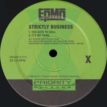 2LP EPMD: Strictly Business