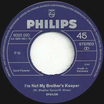 SP Epsilon: I'm Not My Brother's Keeper