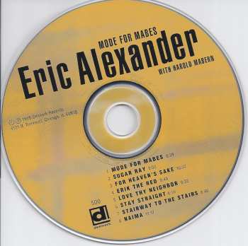 CD Eric Alexander: Mode For Mabes