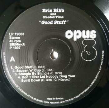 2LP Eric Bibb: Good Stuff