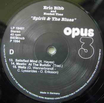2LP Eric Bibb: Spirit & The Blues