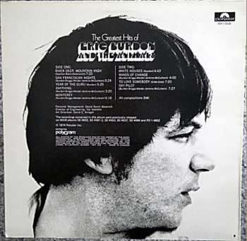 LP Eric Burdon & The Animals: The Greatest Hits Of Eric Burdon And The Animals