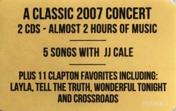 2CD Eric Clapton: Live In San Diego (With Special Guest J.J. Cale)