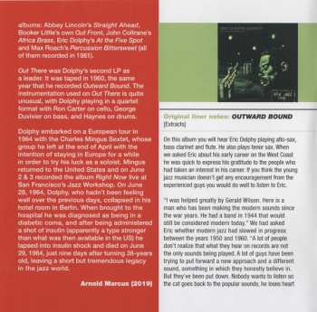 2CD Eric Dolphy: Outward Bound