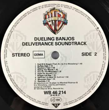 LP Eric Weissberg: Dueling Banjos From The Original Motion Picture Soundtrack Deliverance And Additional Music
